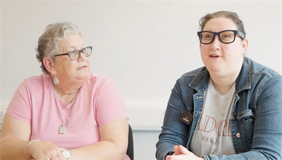 Jade Morris and her Mum
