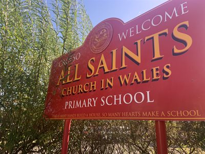 All Saints Sign