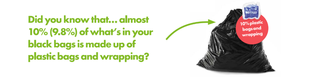 soft plastics in black bags