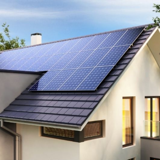 solar panels on roof 2