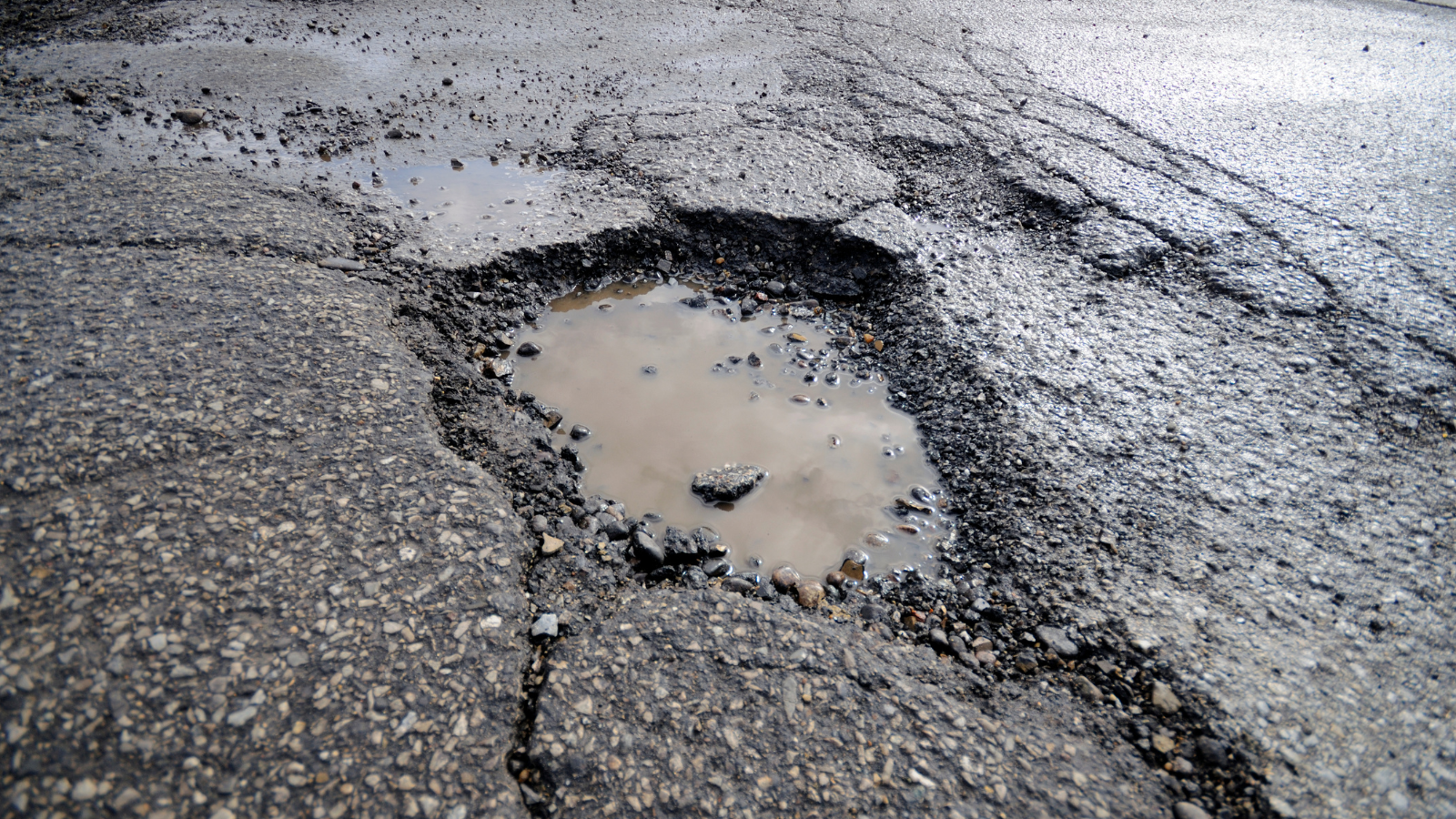 large  pothole